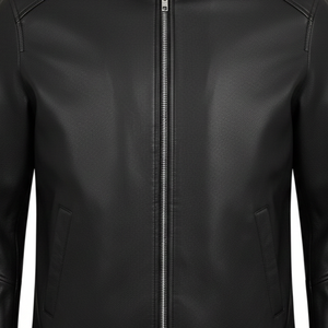 Veste en cuir pour motard pour homme avec fermeture éclair de haute qualité pour les vestes de moto - Product Image 2