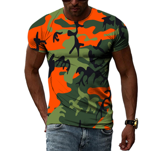 T-shirt de sublimation pour homme en coton 100% à séchage rapide, matière douce, coupe ample, imprimé, taille adulte, t-shirt de sublimation pour homme - Product Image 4