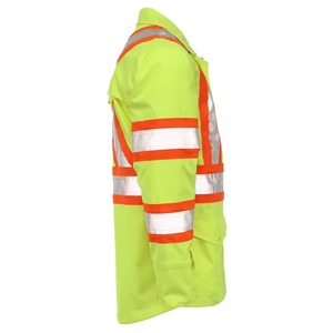 Veste en polyester à haute visibilité chauffée pour les travailleurs, impression de logo personnalisée, haute qualité, prix bas, taille plus - Product Image 2