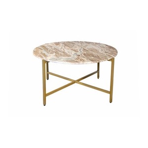 Mesa de centro de Metal negro y dorado de aspecto lujoso, perfecta para uso de decoración lateral de sala de estar y uso de alojamiento de invitados al por mayor de La India - Product Image 1