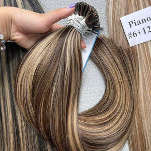 Haute qualité I Tip Extensions de cheveux 100% cheveux humains vietnamiens Double dessiné soyeux lisse pré-liaison kératine pointe cheveux - Product Image 2