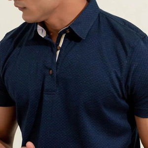 Polos personnalisés ultra confortables pour hommes, vêtements d'été personnalisés de haute qualité, motifs solides anti-rides brodés - Product Image 2