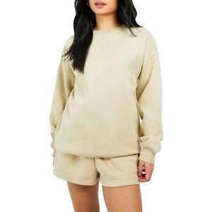 ชุดวินเทจใหม่ โลโก้ยาว สไตล์ลำลอง โอเวอร์ไซส์ สำหรับผู้หญิง ชุดสองชิ้น ผ้าฟลีซ สีพื้น เป็นมิตรกับสิ่งแวดล้อม ระบายอากาศได้ดี ผลิตโดย HAIDIII SPORTS 2026 - Product Image 2