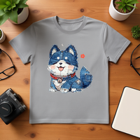 Camiseta Casual Unisex de 210 g/m², 100 % Algodón, Estampada con Diseño de Personajes, Transpirable y Duradera