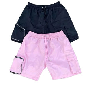 Conjuntos de pantalones cortos de poliéster de estilo callejero personalizables de alta calidad Impresión de nombre de logotipo personalizado Impermeable Antiarrugas para equipos - Product Image 5