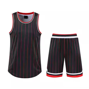 Uniforme de baloncesto de poliéster de alta calidad atractivo sin mangas BSCI nuevo modelo diseño de impresión por sublimación de talla grande disponible - Product Image 1