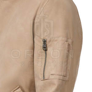 Chaqueta de piel de vaca para hombre, de manga larga de alta calidad con cuello levantado, Diseña tu propio estilo de moda para el invierno - Product Image 6