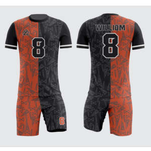 Maillot de football personnalisé en polyester à séchage rapide, coupe ajustée, conception par sublimation, uniforme de football en polyester 100% - Product Image 3