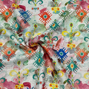 Telas de impresión digital de poliéster para ropa de playa y vestido de mujer, ofertas de zapatos al por mayor - Product Image 1