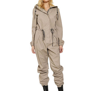 Vêtements de jogging OEM sur mesure les plus vendus survêtements coupe-vent unisexes ensembles coupe-vent Zip U sur mesure pour femmes - Product Image 1