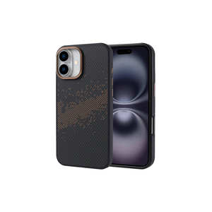 Funda de Silicona Compatible con MagSafe, Diseño de Fibra de Carbono ZNTH para iPhone 16 Plus, Cubierta Protectora Premium Antihuellas XR - Product Image 1