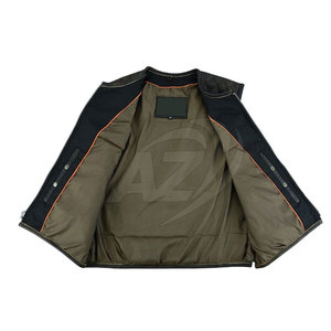 Gilet de moto en cuir respirant de haute qualité, sur mesure, pour adultes, nouvelle arrivée du Pakistan, toutes saisons - Product Image 5