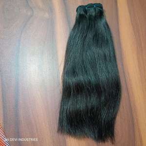 Extensions de cheveux humains 100% vierges indiennes Remy, brutes, non traitées, lisses, ondulées, saines, naturelles, texture profonde, haute qualité - Product Image 2