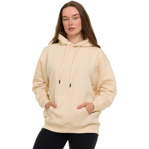 Femmes hiver à capuche surdimensionné pull coton polaire sweats à capuche chaud Logo personnalisé mode à capuche en gros - Product Image 2
