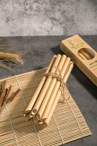ผลิตภัณฑ์ไม้ไผ่อันดับหนึ่งในตาราง หลอดไม้ไผ่ย่อยสลายได้ด้วยโลโก้ที่กําหนดเอง วัสดุธรรมชาติโดย Eco2go Vietnam - Product Image 2