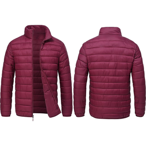 Nouvelle arrivée Veste d'extérieur personnalisée pour hommes Bomber d'hiver court et épais à capuche Blouson d'extérieur brillant pour hommes - Product Image 3