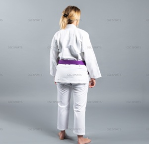 Haute qualité bleu brésilien Jiu Jitsu Kimono femmes sur mesure Logo privé patchs prix de gros karaté Arts martiaux BJJ Gis - Product Image 6