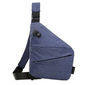 Bolsa carteiro masculina de pano oxford, multi-bolso, casual, <span class=keywords><strong>anti</strong></span>-roubo, de ombro, tática, para homens - Product Image 2