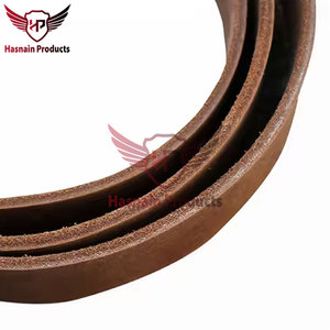 Cinturones de cuero de vaca personalizables de alta calidad para hombres con logotipo de etiqueta privada de acero para hebilla Producto de cuero genuino - Product Image 5