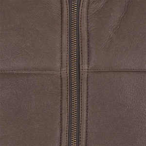 2024 nouveau gilet en cuir marron pour hommes de haute qualité OEM vente en gros nouveau Style vêtements d'extérieur avec décoration de poche de mode pour la chaleur hivernale - Product Image 3