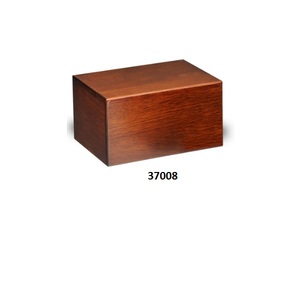 Vente chaude belle urne adulte de crémation en bois d'oiseau de bourdonnement pour les cendres humaines avec le sac libre de velours - Product Image 3