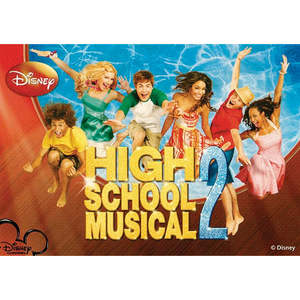 High School Musical 2 Postcard Digital Impression Simple <b>Paper</b> Birthday Card for Valentine's Day Christmas Holidays Weddings - Product Image 1
