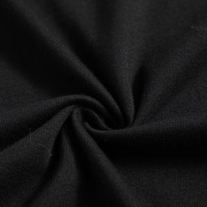 Camiseta de Manga Corta para Hombre, Cuello Redondo, Mezcla de Algodón, Transpirable, con Cierre de Cremallera, Color Sólido, Personalizable con Logotipo OEM - Product Image 3