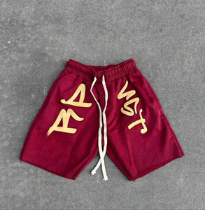 Venta al por mayor Cargo Heavy 100% algodón personalizado Streetwear Vintage ácido lavado Unisex pantalones cortos para Hombre Pantalones cortos holgados para hombres niños cortos - Product Image 1