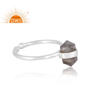 Increíble diseño, anillo de piedras preciosas de labradorita Natural de Plata de Ley 925, joyería personalizada para mujer, regalo para ella - Product Image 4