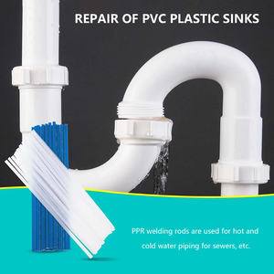 60 pièces <span class=keywords><strong>de</strong></span> tiges <span class=keywords><strong>de</strong></span> soudage plastique en 6 couleurs PE/PP/PVC/ABS/bi-forgées <span class=keywords><strong>de</strong></span> 8 pouces (20 cm) <span class=keywords><strong>de</strong></span> long pour outils <span class=keywords><strong>de</strong></span> réparation <span class=keywords><strong>de</strong></span> pare-chocs automobiles et soudage <span class=keywords><strong>de</strong></span> tuyaux - Product Image 2