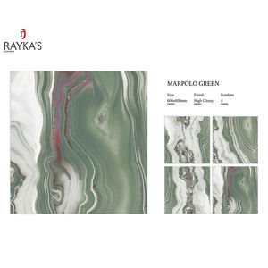 Meilleure qualité 600x600mm carreaux de sol en porcelaine noire polie moderne très brillant pour les applications de salon intérieur extérieur - Product Image 5