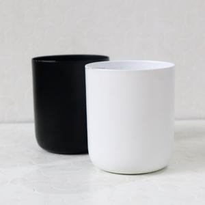 Pots de bougies noires, vides, faits à la main, personnalisés, pour la fabrication de bougies, avec couvercle en cuivre, conteneurs à noeux, 12 pièces, 14oz - Product Image 6