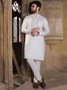 Venta al por mayor personalizada Shalwar Kameez para hombres Casual verano e invierno desgaste en varios colores tamaños y para Eid y Ramadán - Product Image 5