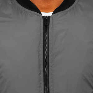 Vêtements décontractés, vestes bomber pour hommes de haute qualité pour adultes, nouveau produit tendance 2026, veste bomber pour hommes unie et simple pour l'hiver - Product Image 5