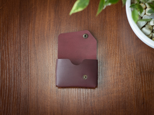 กระเป๋าเงินใบสั้นหนังแท้ทำด้วยมือที่ใส่บัตรแบบเปิดกระเป๋าใส่เหรียญกระเป๋าใส่บัตรงานอุปกรณ์เสริมสำหรับบัตร RFID - Product Image 5
