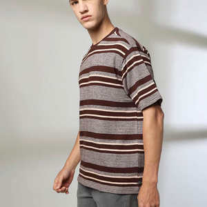 Camiseta Transpirable de Alta Calidad para Hombre, Tallas Grandes, con Logotipo Personalizado en Color, Algodón/Fibra de Bambú, Manga Corta - Product Image 4