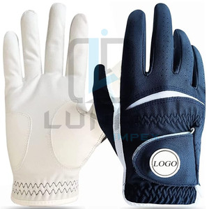 Haute qualité et conception confortable main droite marron Cabretta cuir Golf Grip respirant gants de Golf petits trous autour des doigts - Product Image 3