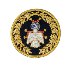 Badges brodés sur mesure de haute qualité, design exceptionnel, fil de bullion, broderie 3D, vente en gros, nouveaux badges de haute qualité - Product Image 1