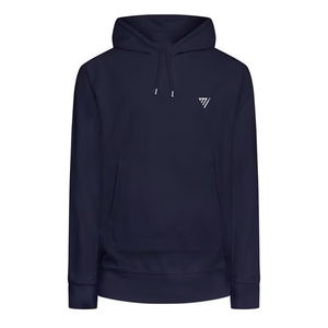 Sweat à capuche pull confortable avec poches sweat à capuche uni sans fermeture éclair pour les activités de plein air surdimensionné mode conception d'épaule tombante - Product Image 1