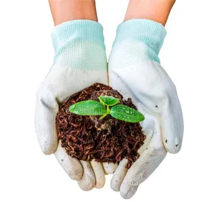 VERMICOMPOST-residuos orgánicos, fertilizante BIOHUMUS, acondicionador de suelo rico en carbono orgánico