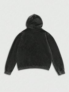 Sweat à capuche polaire pour homme, coupe classique, épais, hiver, avec logo personnalisé, design respirant et anti-humidité doublé - Product Image 5