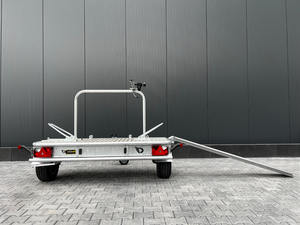 Remorque pour moto Roadster Motocamp 1, capacité de 750 kg, vitesse de 100 km/h, transport d'une seule moto, 200×80 cm - Product Image 5