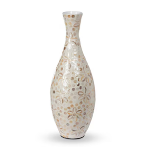 Handcrafted luxury Mother of pearl <b>table</b> vase for home decor <b>tall</b> vase <b>table</b> decoration accessories wholesale from Vietnam - Product Image 3