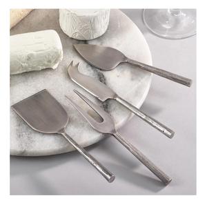 Best-seller Ensemble de 4 couteaux Fromage Beurre Finition mate Ensemble de 4 couteaux à couverts en acier miroir argenté Ensemble de couverts à polir - Product Image 1