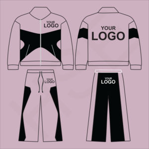 ชุดเสื้อฮู้ดลายเปลวไฟหลากสีสไตล์สตรีทแวร์ |   เสื้อพูลโอเวอร์และกางเกงจ็อกเกอร์พร้อมโลโก้แบบกำหนดเอง - Product Image 6