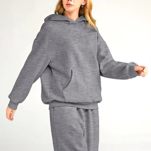 Sudadera con capucha extragrande para mujer, novedad de 2025, proveedor directo de fábrica, jersey para mujer, sudaderas extragrandes de entrenamiento - Product Image 1