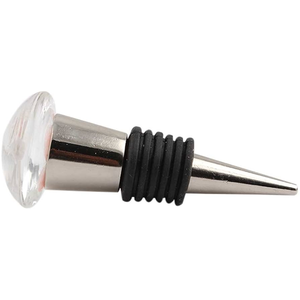 Tapón de Botella de Vino de Metal Elegante, Diseño Resistente, Hermético, Ecológico, Reutilizable, Sellado de Vino, Conservación, Bar, Venta al por Mayor - Product Image 1