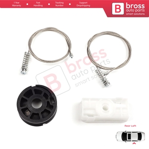 Kit de Reparación de Elevalunas BWR1010 Trasero Izquierdo para XK8 XKR X100 1997-2006 Coupé Convertible C2N3914 Repuestos Bross Auto - Product Image 2