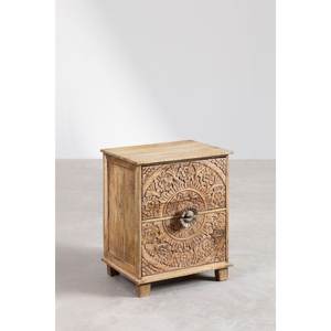 Mesita de noche de madera de mango Wiluna con cajones - Product Image 1