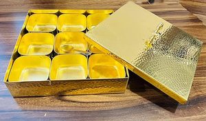 Chất lượng cao Thiết kế mới Brass Masala hộp gia vị container với bảy ngăn Brass gia vị hộp cho nhà bếp Sản xuất tại Ấn Độ - Product Image 6